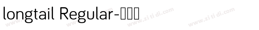 longtail Regular字体转换